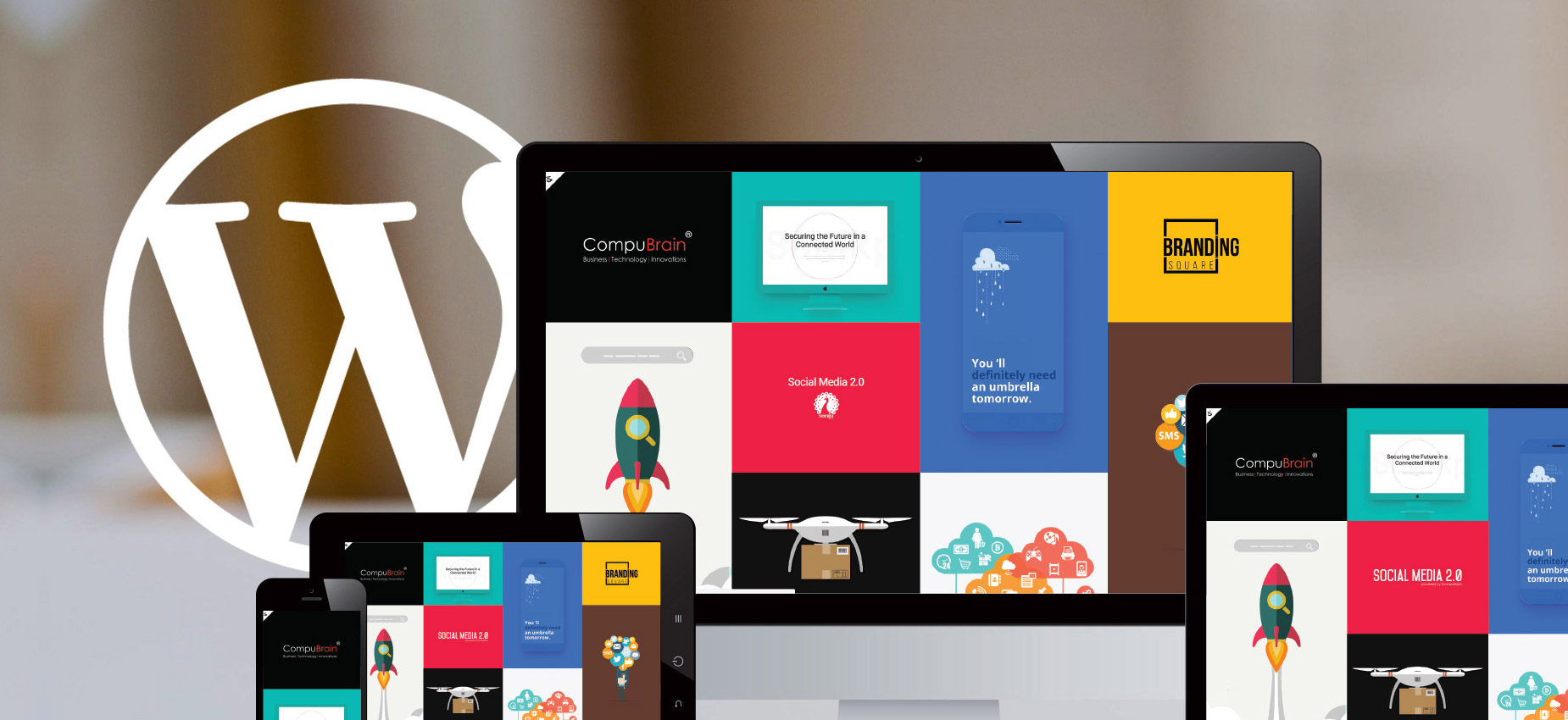 Business Technology Innovations Wordpress Design Ahmedabad